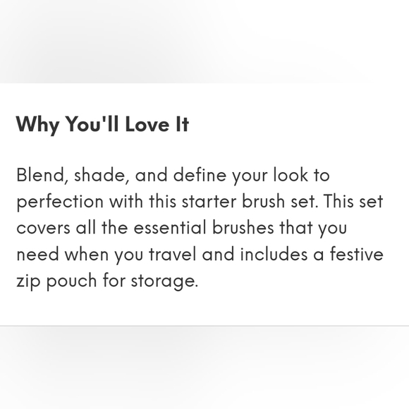 5/75$ LUXIE BEAUTY Por La Noche Brush Set - Picture 13 of 16